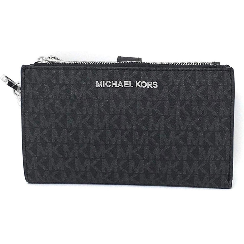 Michael Kors Black Monogram Wristlet